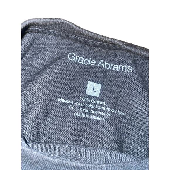 Gracie Abrams Good Riddance Tour Dateback Black  T-Shirt 2023 Official Merch S - Picture 4 of 4